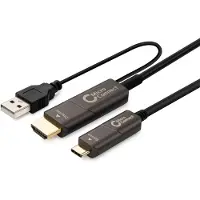 Microconnect USB3.1CHDMI10OP, 10 m, USB Typ-C, HDMI, Stecker, Stecker, Gerade