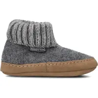 Bergstein Pantoffeln Cozy Lux Grey / Terracotta-Schuhgröße 29