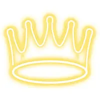 Forever Light Neon PLEXI LED CROWN warm white NNE12, Leichte Dekorationsfigur, Weiß, Kunststoff, Universal, LED, USB