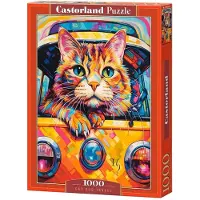 Castorland Puzzle mit 1000 Teilen „Cat Bus Travel“ von 105229