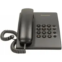 Panasonic KX-TS500PDB Corded Telephone Black