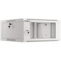 Lanberg Szafa Instalacyjna Rack Wisząca 19 4u 600 Szara Drzwi Szklane (Złożona)