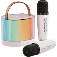 Forever Maxlife Bluetooth Karaoke-Set MXKS-200 rosa