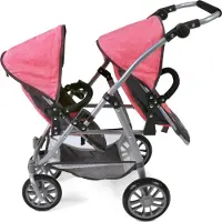 Bayer Pu-Tandembuggy VARIO Melange anth.-pink
