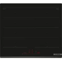 Bosch Serie 6 PXY63KHC1E, Schwarz, Integriert, 59.2 cm, Zonen-Induktionskochfeld, Glaskeramik, 4 Zone(n)