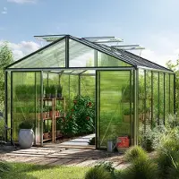 GFP 311 x 460 cm Gewächshaus, Standardfarbe Aluminium Natur | ohne Setangebot - (GFPV00263)