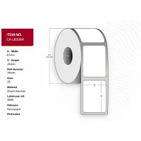 Capture Label 47x25, Core 25