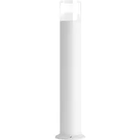 Beneito Faure Tura XL 12W 4000K Mattweißer LED-Außenstrahler - 180° zylindrische Stufenleuchte - - Gartenbeleuchtung