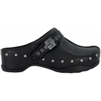 Scholl Clog Pescura Phoebe Leather Damen Black-Schuhgröße 36