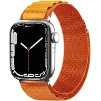 Hurtel Armband mit Alpine-Stahlschnalle für Apple Watch 38/40/41 mm – Orange