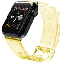 Hurtel Strap Light Ersatzarmband für Watch 6 / 5 / 4 / 3 / 2 (40mm / 38mm) gelb