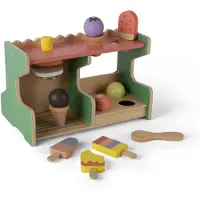 Dantoy Holz-Eisstand Spielzeug Set 12-teilig in Box