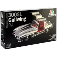 Italeri MERCEDES-BENZ 300 SL GULLWING, Oldtimer-Modell, Montagesatz, 1:16, MERCEDES-BENZ 300 SL GULLWING, Beide Geschlechter, Kunststoff