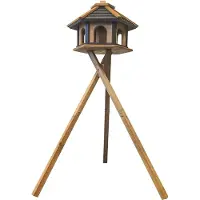 Tuinplus Vogelfutterhaus 'Frigga' inkl. Ständer, Höhe ca. 122 cm