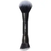 e.l.f. Elf. Creme- und Puderpinsel mit zwei Enden, Zwei-in-Eins-Make-up-Pinsel fr einen wunderschnen Teint im Airbrush-Look. Vegan und tierversuchsfre