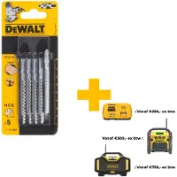 DeWalt JIGSAW BLADE 82x2mm T119BO XPC WOOD / 5pcs.