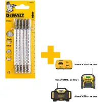 DeWalt Carbon Steel Dewalt Saw Blades for Wood, T-handle, 132mm Length, 4mm Tooth Pitch, 85mm Maximum Cutting Depth (DT2051-QZ)