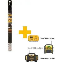 DeWalt Hammerbohrer SDS-max - 4-Schneiden Geometrie für saubere, kreisrunde Bohrlöcher und konstant hohe Bohrgeschwindigkeit Abmessungen:22 x 340 x 210 mm