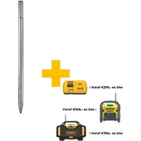 DeWalt Chisel tip 400mm with SDS-max DT6821 holder