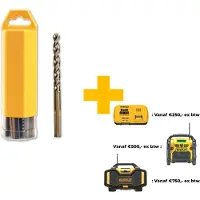 DeWalt Dt5557-qz Metallbohrer 10.0 Mm 10 Einheiten