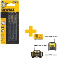 DeWalt Stichsaegeblatt BIM Alu/PVC <30mm 3Stk
