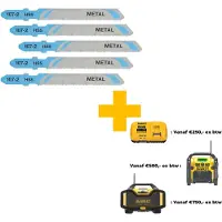 DeWalt JIGSAW BLADE 76mm 5pcs METAL