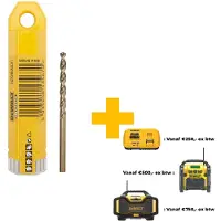 DeWalt Dt4921-qz Metallbohrer 3.0 Mm 10 Einheiten