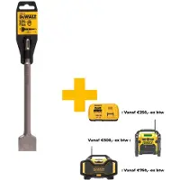 DeWalt SDSPlus Meissel Flachmeissel / 40mm Bre DT6803 Länge