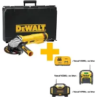 DeWalt DWE4237K, Schwarz, Gelb, 12,5 cm, 11500 RPM, M14, 100 dB, 98 dB