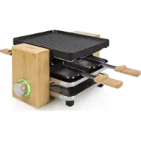 Princess 162950, 4 Person(en), Holz, Schwarz, Holz, Rechteckig, Leistung, 210 x 230 mm