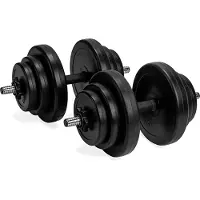 VirtuFit Vinyl Kurzhantel-Set 2 x 14 kg verstellbar