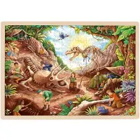 Goki Holzpuzzle Dinosaurier-Ausgrabungen 192 Teile
