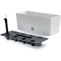 Prosperplast Blumenkasten RATO CASE Weiß 51,4 cm