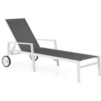 Brafab Leone Gartenliege Aluminium/Textilene klappbar