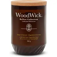 Woodwick Kerze ReNew mit Ingwer und Kurkuma (Ingwer und Kurkuma) – 368,0 g
