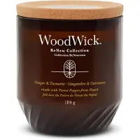 Woodwick Kerze ReNew mit Ingwer und Kurkuma (Ingwer und Kurkuma) – 184,0 g
