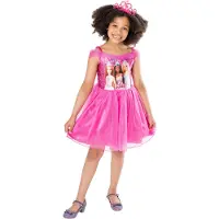 Barbie Kostüm Kleid mit Haarband, 5-6 Jahre