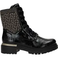 Rieker Veterschoenen Hoog Veterschoenen Hoog - Zwart lak - Maat 41