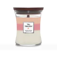 Woodwick Trilogy Blooming Orchard Duftkerze mit Docht 0,795 kg