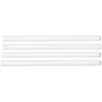 Multi Sugerør Ø10x250 Mm u. Knæk Bio. Papir Hvid 100 Stk.
