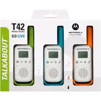 Motorola T42, Professioneller Mobilfunk (PMR), 16 Kanäle, 4000 m, LCD, 48 mm, 27 mm