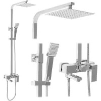 REA Duschgarnitur Navaro Chrome