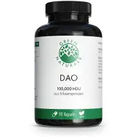 Heilpflanzenwohl GmbH GREEN NATURALS DAO 100 mg vegan zum Histaminabbau 90 St