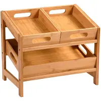 Kesper 58851, Freistehend, Bambus, Natürlich/Natur, Küche, 1 Regale, 395 mm