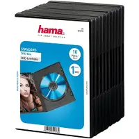 Hama 00051276, Schmuckschatulle, 1 Disks, Schwarz, Polypropylen (PP), 190 mm, 14 mm