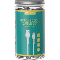 Devia Kintone Kabel USB - USB-C 1,0 m 2,1A weiss Set 30 Stück V2