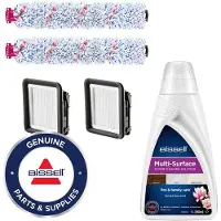 Ginza.se Zubehör-Kit Für CrossWave | Enthält 2 Mehrflächenbürsten, 2 Filter 1L Reinigungslösung