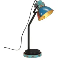 vidaXL Schreibtischlampe 25 W Mehrfarbig 18x18x60 cm E27