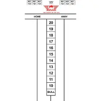Bull's Darttel Flex 60x30 cm - Dart Scoreboard