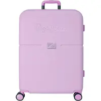 Pepe Jeans für Damen. 7699235 mittelgroßer Koffer fliederfarben starr 70cm rosa (OSFA), Lässig, ABS/Polykarbonat